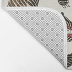 Japanese Tigers By Yatsuo No Tsubaki Bath Mat Gallery Image 2