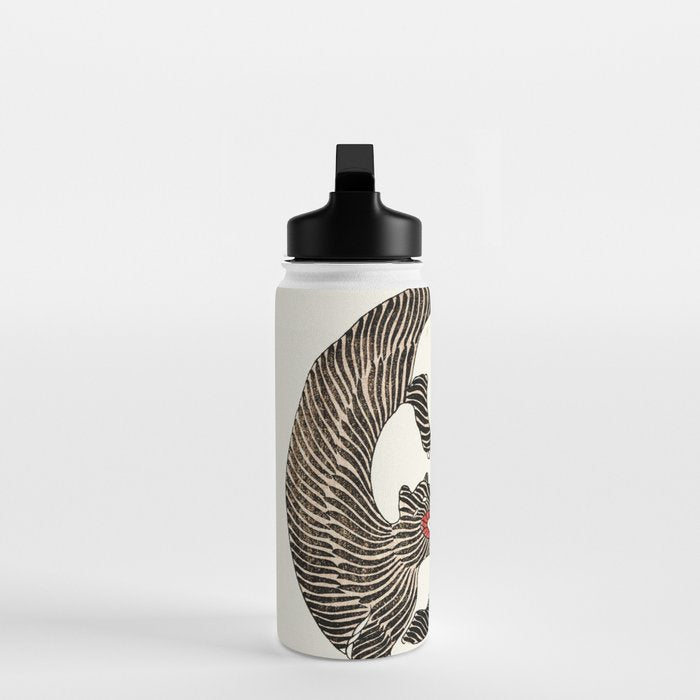 Japanese Tigers By Yatsuo No Tsubaki Water Bottle Gallery Image 3