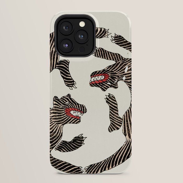 Japanese Tigers By Yatsuo No Tsubaki iPhone Case Gallery Image 32