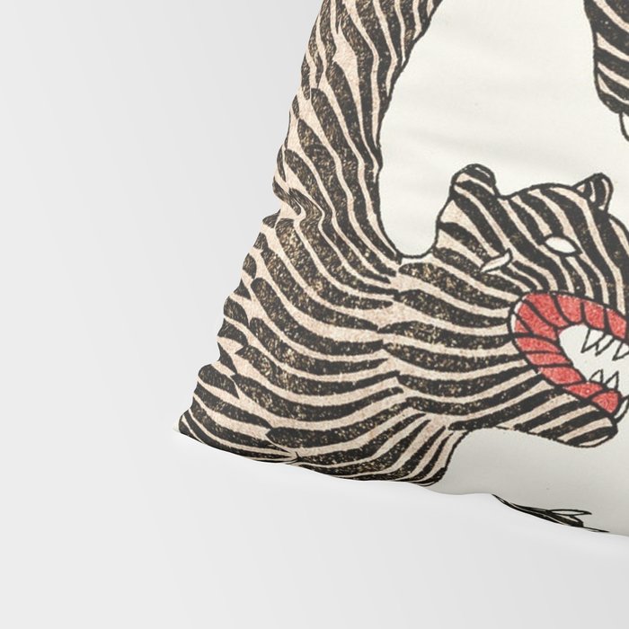 Japanese Tigers By Yatsuo No Tsubaki Pillow Sham Gallery Image 4