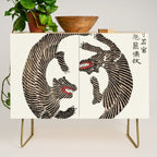 Japanese Tigers By Yatsuo No Tsubaki Credenza Gallery Image 1