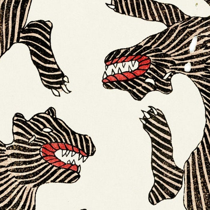 Japanese Tigers By Yatsuo No Tsubaki Coffee Mug Gallery Image 2