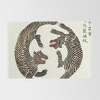Japanese Tigers By Yatsuo No Tsubaki Rug Gallery Image 2
