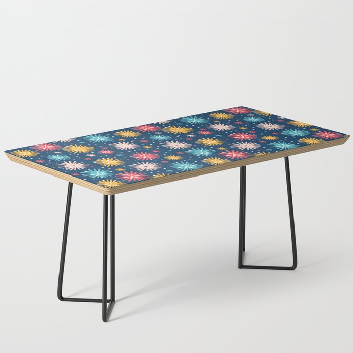 Colorful firework explosion party sky pattern Coffee Table Gallery Image 1