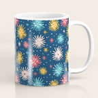 Colorful firework explosion party sky pattern Coffee Mug Gallery Image 1