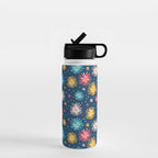 Colorful firework explosion party sky pattern Water Bottle Gallery Image 1