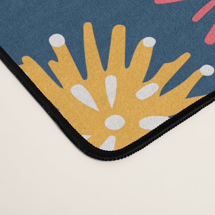 Colorful firework explosion party sky pattern Desk Mat Gallery Image 4