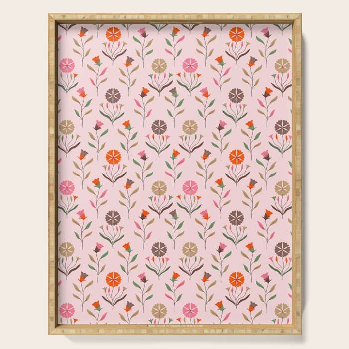 Folk Meadow - Spring Blush Serving Tray Gallery Image 1