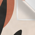 Abstract Art Tropical Leaf 16 Wall Tapestry Gallery Image 3