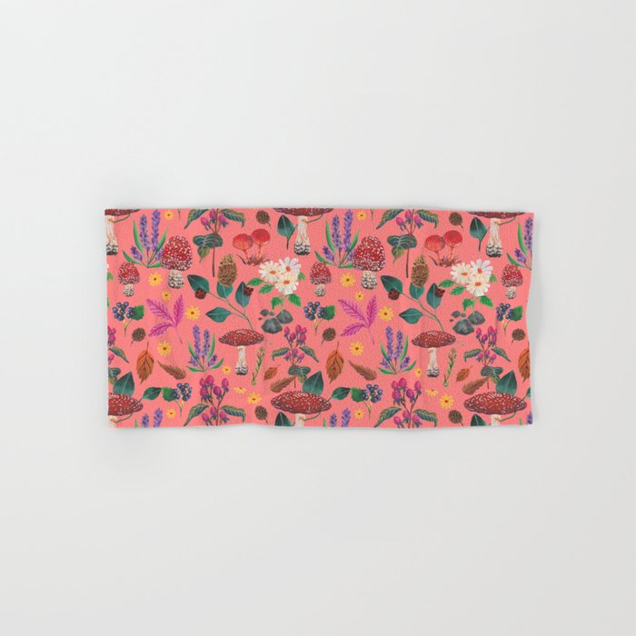 Autumn garden plants Bath Towel Gallery Image 1