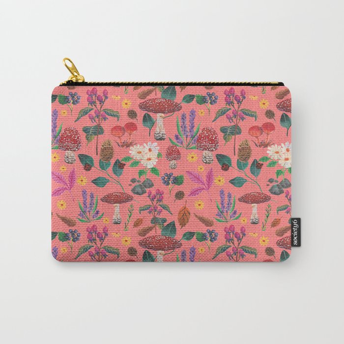 Autumn garden plants Carry All Pouch Gallery Image 1