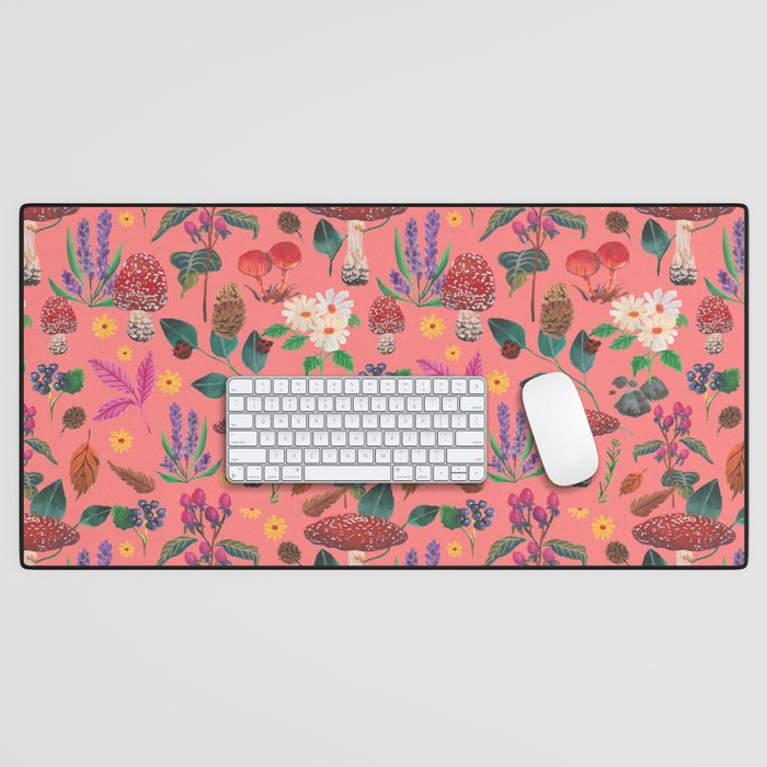Autumn garden plants Desk Mat Gallery Image 1