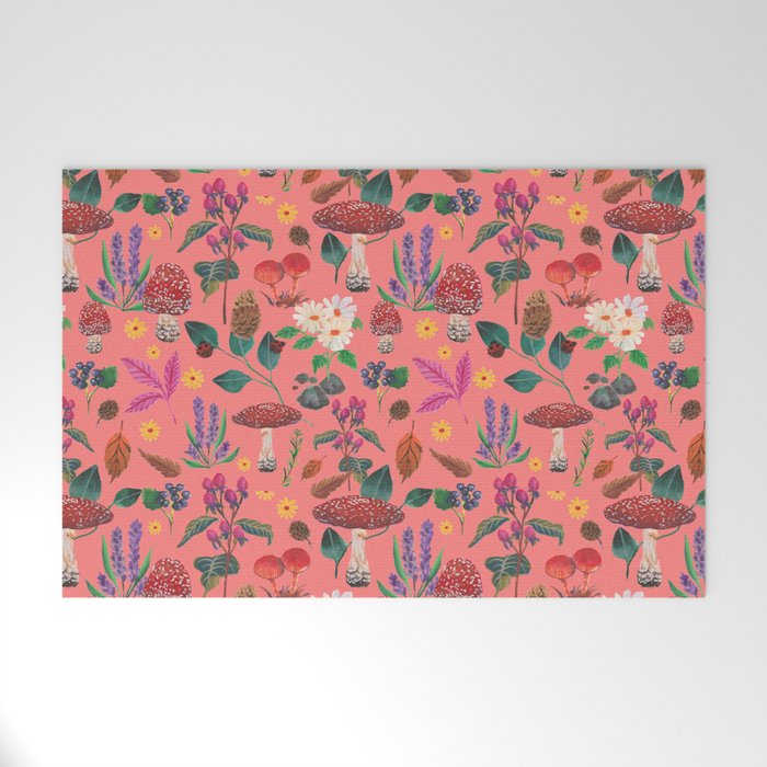 Autumn garden plants Welcome Mat Gallery Image 1
