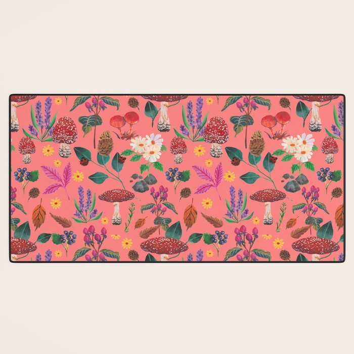 Autumn garden plants Desk Mat Gallery Image 3