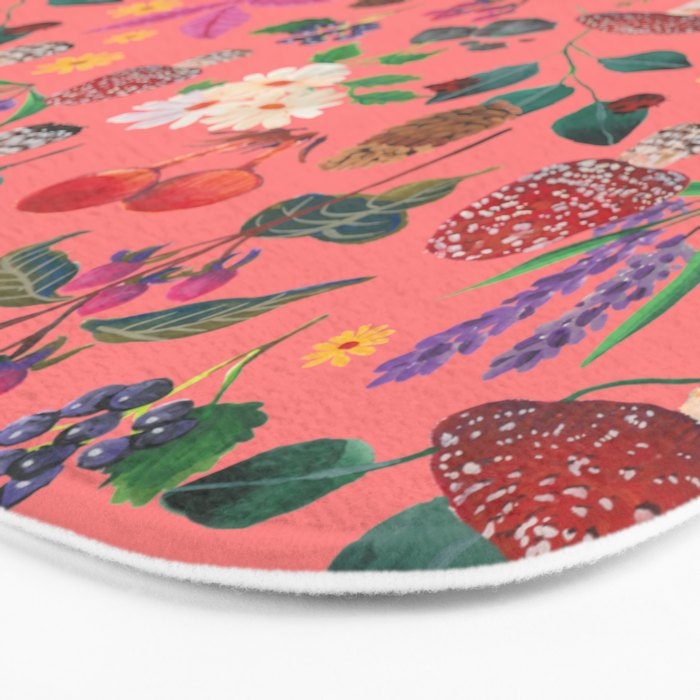 Autumn garden plants Bath Mat Gallery Image 3