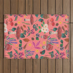 Autumn garden plants Outdoor Rug Gallery Image 1