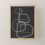 Abstract Lines 01 Mini Art Print Gallery Image 1