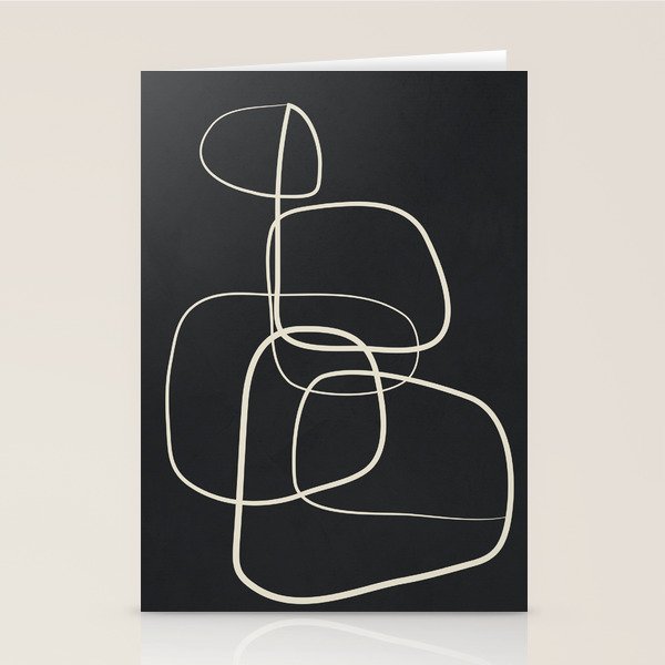 Abstract Lines 01 Stationery Card Gallery Image 2