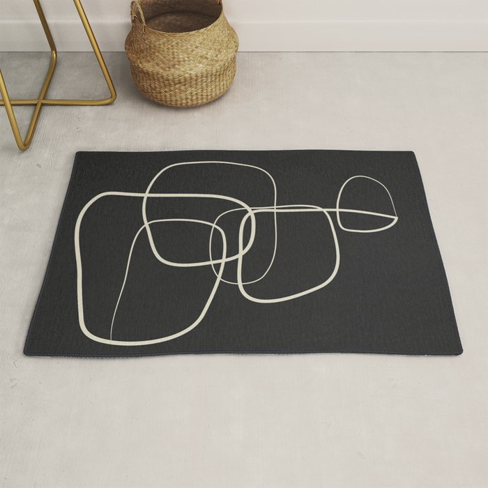 Abstract Lines 01 Rug Gallery Image 1