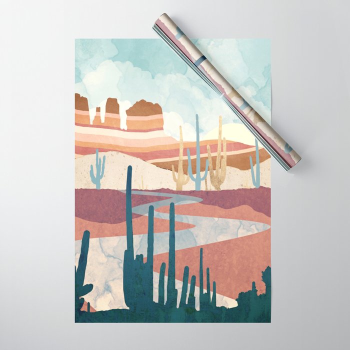 Desert Vista Wrapping Paper Gallery Image 1