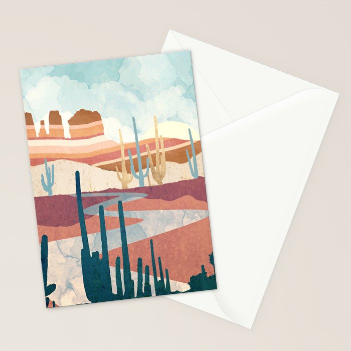 Desert Vista Stationery Card Gallery Image 2