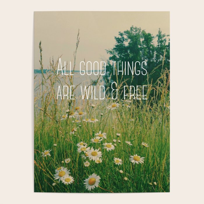 All Good Things Are Wild and Free Poster Gallery Image 1