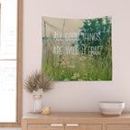 All Good Things Are Wild and Free Wall Tapestry Gallery Image 2
