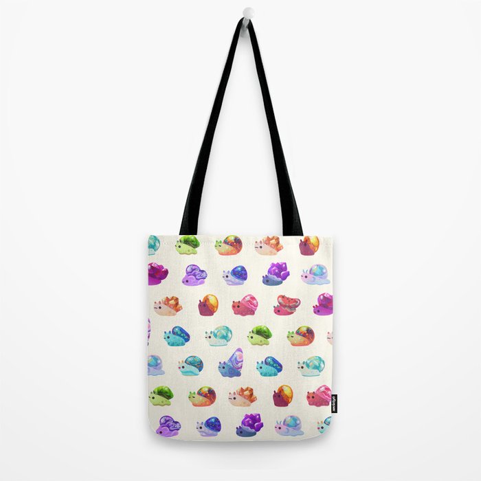 Jewel Snail - pastel Tote Bag Gallery Image 2