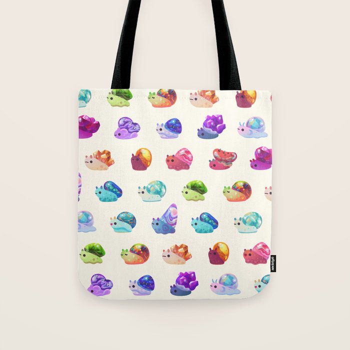 Jewel Snail - pastel Tote Bag Gallery Image 1