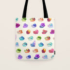 Jewel Snail - pastel Tote Bag Gallery Image 1