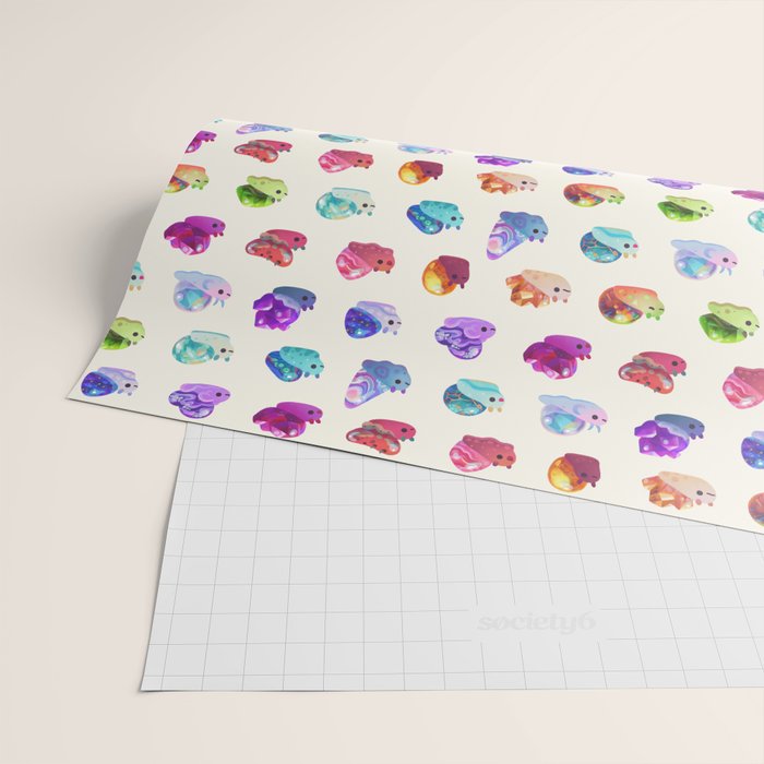 Jewel Snail - pastel Wrapping Paper Gallery Image 2