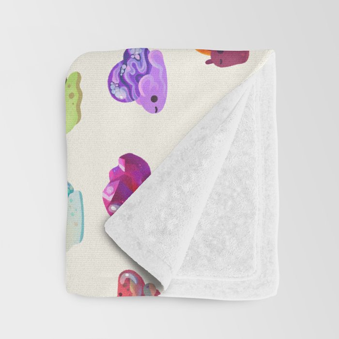 Jewel Snail - pastel Throw Blanket Gallery Image 3