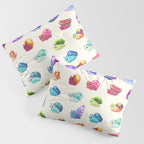 Jewel Snail - pastel Pillow Sham Gallery Image 3