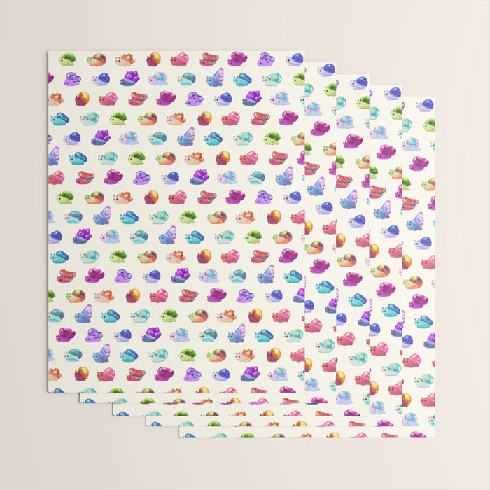Jewel Snail - pastel Wrapping Paper Gallery Image 3