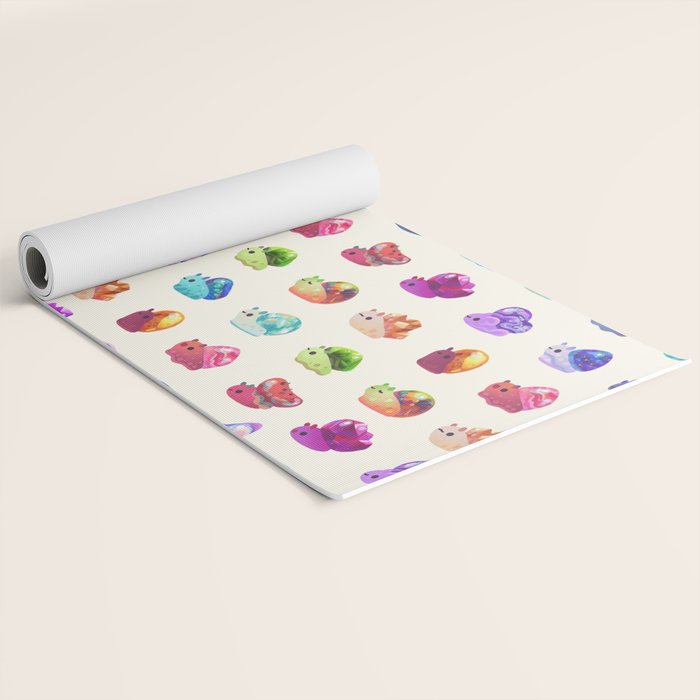 Jewel Snail - pastel Yoga Mat Gallery Image 2