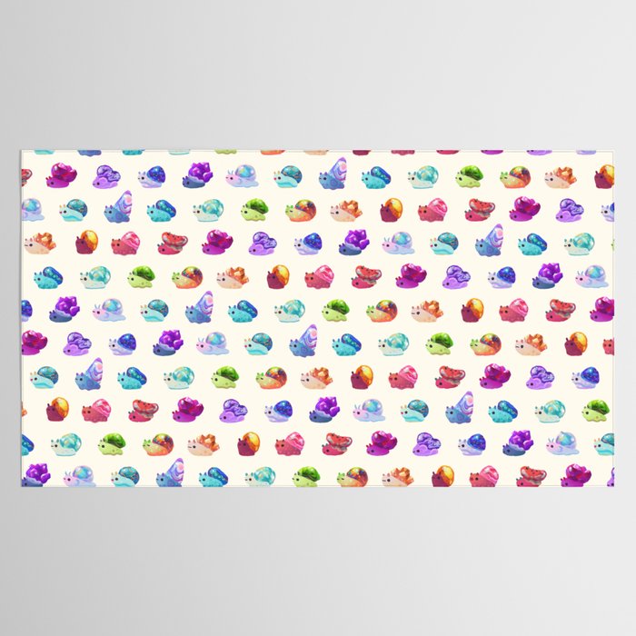 Jewel Snail - pastel Tablecloth Gallery Image 2