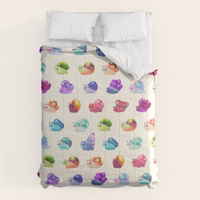 Jewel Snail - pastel Comforter Gallery Image 6