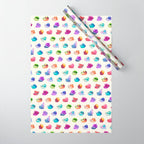 Jewel Snail - pastel Wrapping Paper Gallery Image 1