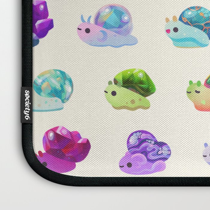 Jewel Snail - pastel Laptop Sleeve Gallery Image 3