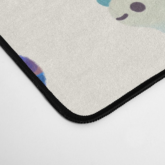 Jewel Snail - pastel Desk Mat Gallery Image 4