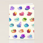 Jewel Snail - pastel Stationery Card Gallery Image 2
