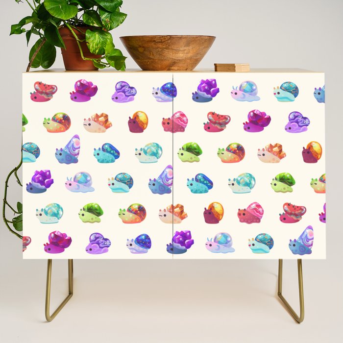 Jewel Snail - pastel Credenza Gallery Image 1