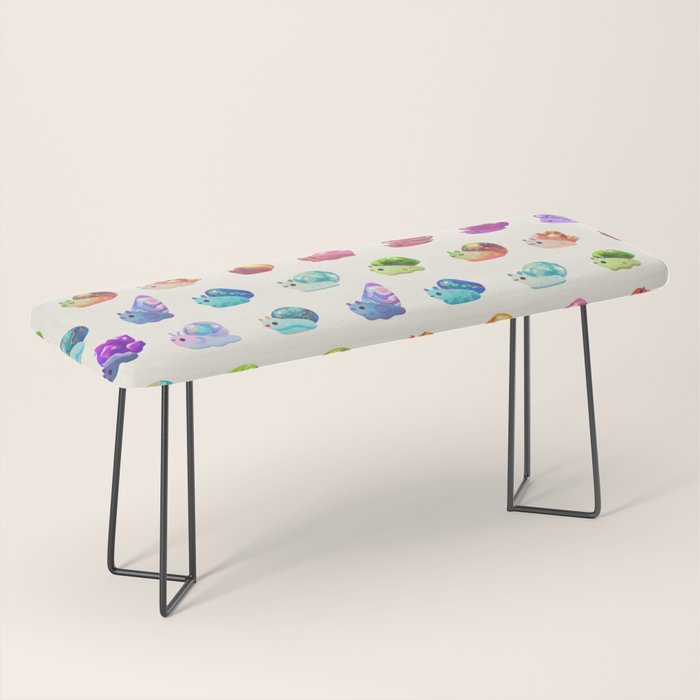 Jewel Snail - pastel Bench Gallery Image 1