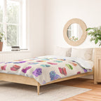 Jewel Snail - pastel Duvet Cover Gallery Image 2