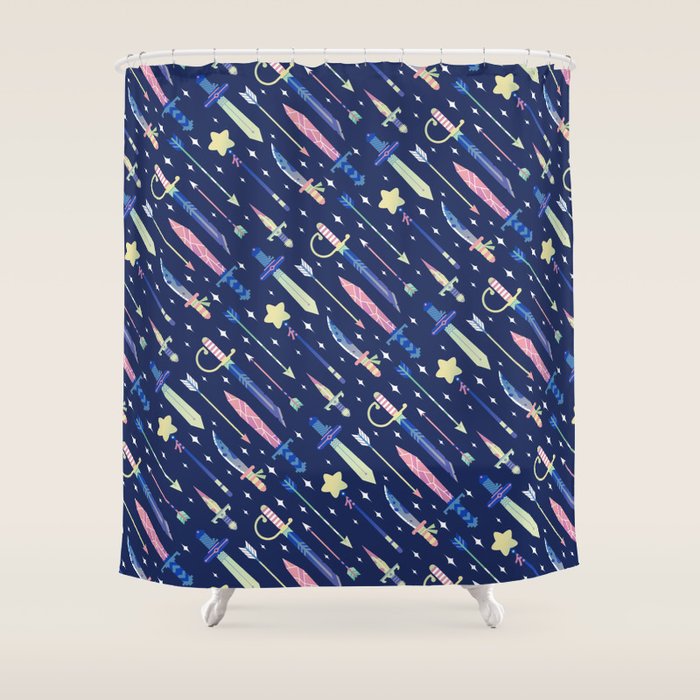 Magical Weapons Shower Curtain Gallery Image 1