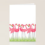 Cuban Pink Flamingos Stationery Card Gallery Image 2