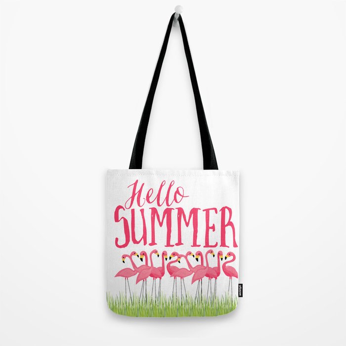 Cuban Pink Flamingos Tote Bag Gallery Image 2