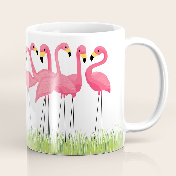 Cuban Pink Flamingos Coffee Mug Gallery Image 1