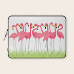 Cuban Pink Flamingos Laptop Sleeve Gallery Image 1