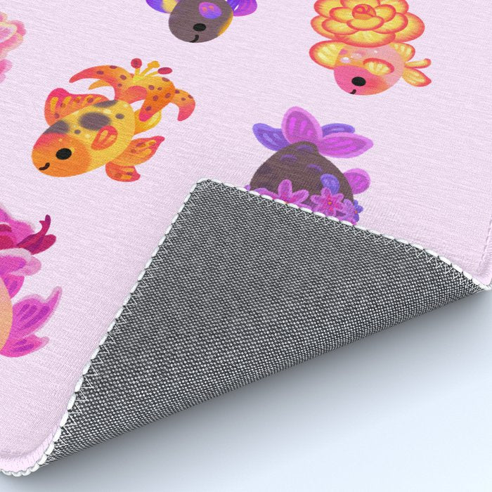 Flower goldfish - bright Rug Gallery Image 4